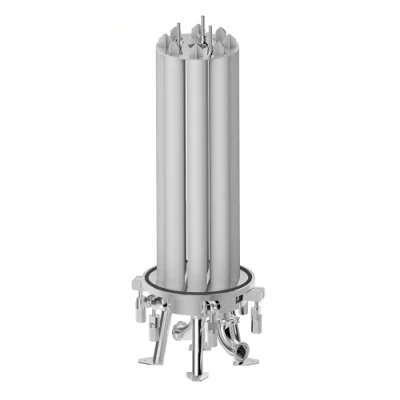 Патрон корпуса фильтра сумки нержавеющей стали РО Мулти круглый промышленный