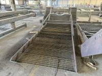Industrial Grade Steel Outdoor Stairs Beautiful Durable Corrosion Resistant Safe Outdoor Stairs Made For Commercial Industrial Factories Warehouses