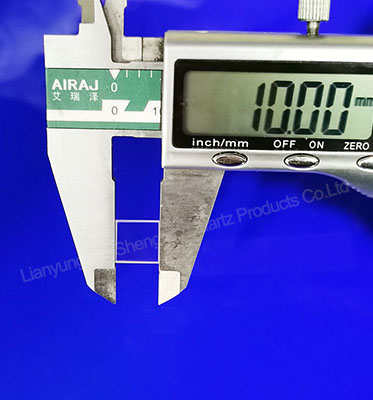 Ультрафиолетовое оптически стекло кварца Кристл покрывает прозрачное тонкое 100mm