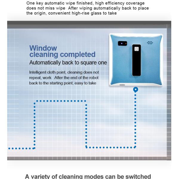 Highly Electric Remote Control Window Glass Cleaner Robot with Dual Water Spray Function