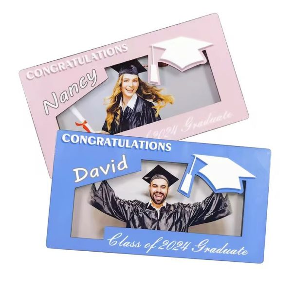 3 Layers 9mm Sublimation Graduation Photo Frame Blank MDF Graduation Money Card