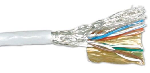 CAT5E Shielded SFTP Cable 24AWG Durable Jacket 500FT