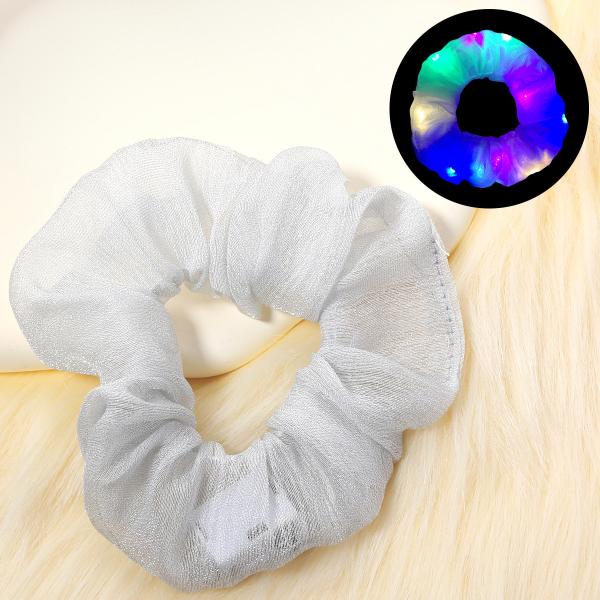 New LED mesh large scrunchie Luminous Hair Tie