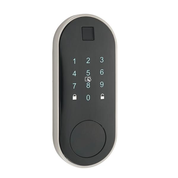 Smart Deadbolt Door Lock Fingerprint Password RFID Card Wifi Mechanical Keys Control