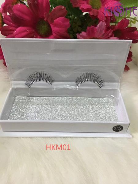 Commercial Human Hair Lashes Dramatic Soft  Human Hair Eyelash Strips