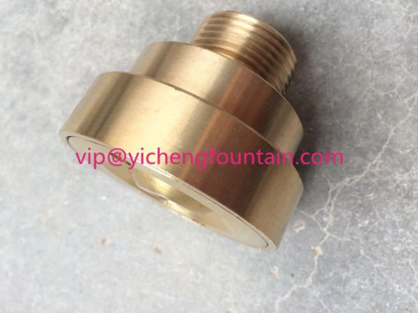 Adjustable Dry Straight Spray Water Fountain Nozzles Brass Material DN25 Connection