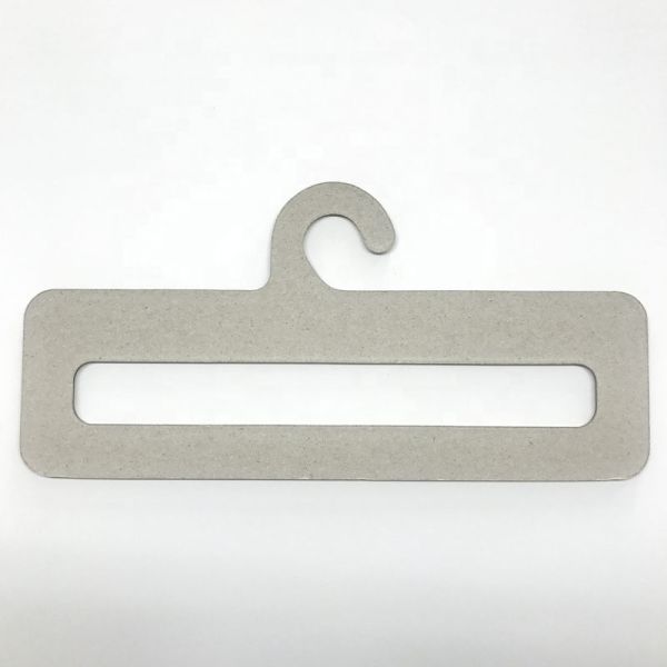 Customized Color Kraft Cardboard Hanger Non Slip For Fabric Sample Display