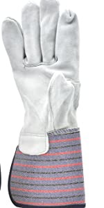 Heavy Duty Leather Welding Working Gloves, Palm safety Gloves, suede finish, cowhide, Cut Resistant, Driver Gloves