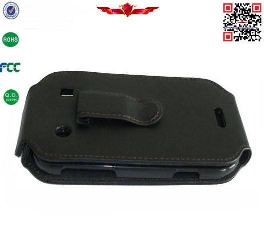 New Arrival Hot Selling Belt Clip Leather Cover Cases For Blackberry 9900 High Quality