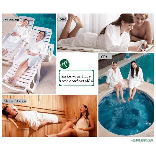 100% Cotton Luxury coral fleece sexy women velet bathrobe