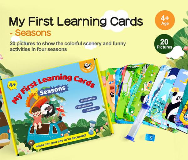 Audible 54 Sight Cards For Toddlers Logic Trainning Kids Learning Cards