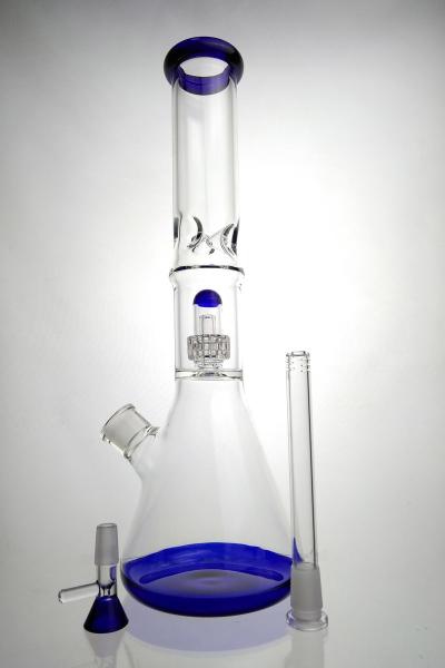 14.4mm Bottom Beaker Glass Water Bongs 15 Rasta Big Base Ice Water Pipes