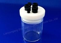 De quartzo de vidro da garrafa da amostra do parafuso do tubo da linha de Uartz a luz de alta temperatura e uv de tubo selado pode ser personalizada