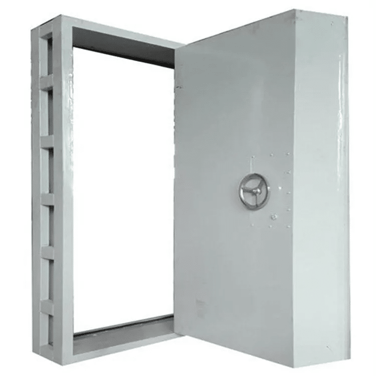 THIN-SHELL WATERPROOF GATE Self-Resetting Explosion-Proof Door Mine Explosion Proof Door Impact Resistant Automatic Reset Air Reversal Lock 10 Minutes Ventilation System Coal Mines