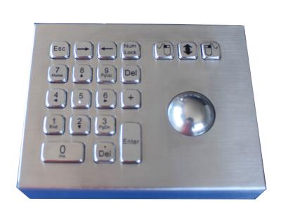 Rato sozinho do trackball do laser do suporte industrial áspero da prova do tempo com teclado numérico