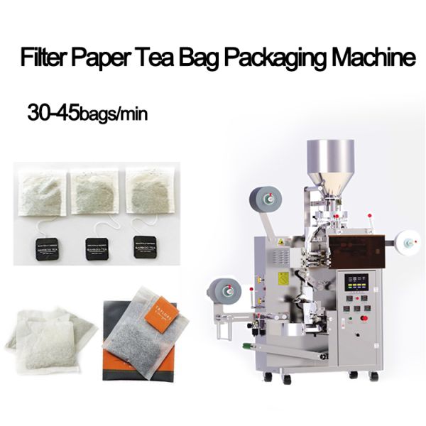 2026 Automatic Inner and Outer Tea Bag Packing Machine Earl Grey Chai Tea Green Oolong White Herbal Packing Machine