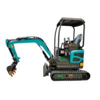 Mini-excavadora Máquinas pesadas de construção de 2 toneladas Excavadora HI15 Equipamento de construção