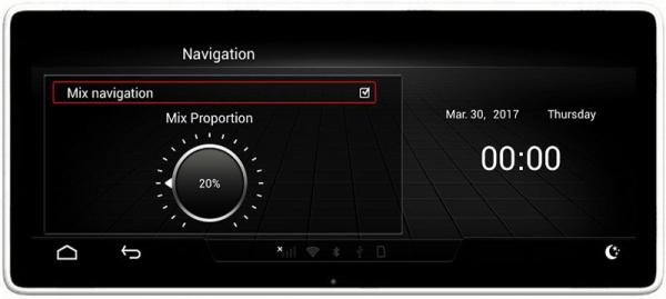 Ouchuangbo wholesale Car Radio gps navi for 10.25 Audi Q7 2006-2015 With mirror link 1080 video android 9.0 4GB+64GB