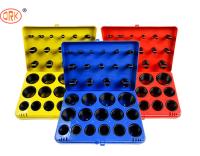 Anillos o herméticos negros de 382pcs NBR en O amarillo azul rojo Ring Kits para el camión