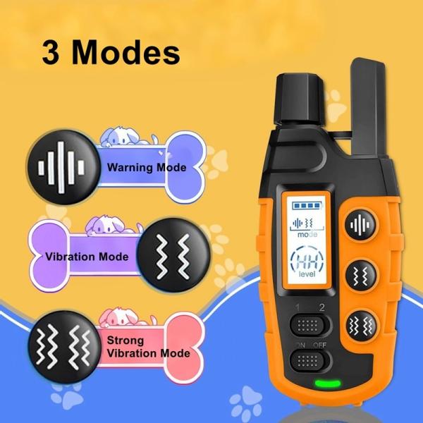 Collar de choque para perros impermeable OEM con mando a distancia, collar de entrenamiento para cachorros con seguimiento GPS
