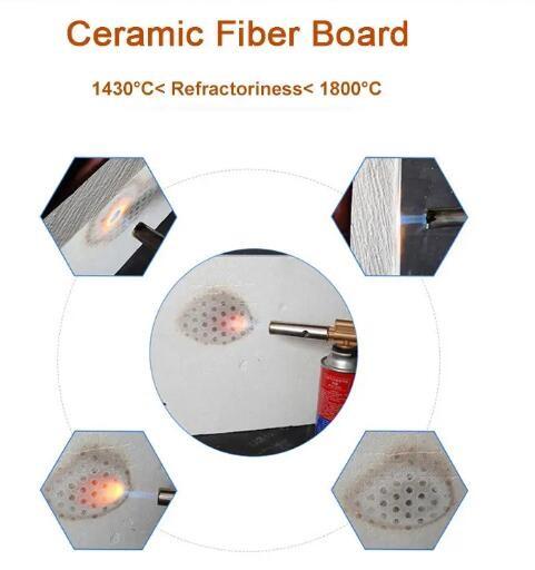 1800c Refractory Material Ceramic Fiber Board High Strength Ceramic Fiber Insulation Board Price
