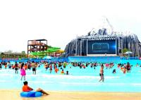 piscine extérieure de vague de parc aquatique de 20m pour des adultes d'enfants