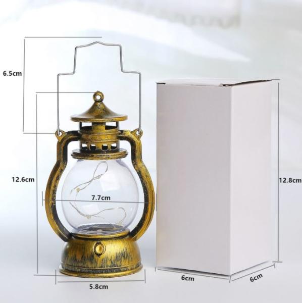 Creative Plastic Christmas Lantern, Christmas Decoration LED Lantern