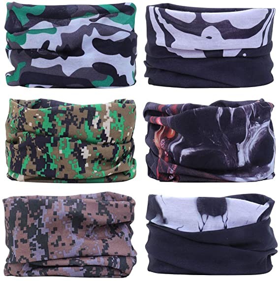 Reflective Paisley Pattern Silk Warm Neck Tube Scarf Bandana