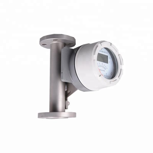 LCD Display Metal Tube Rotameter 4-20mA Output With Easy Maintenance