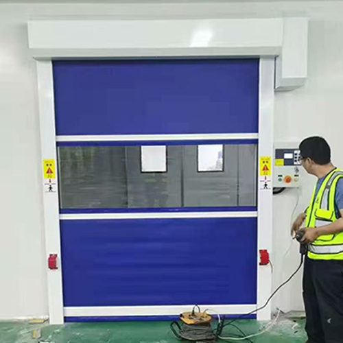 Enhanced Industrial High Speed Door Windproof For Electronics Manufacturing