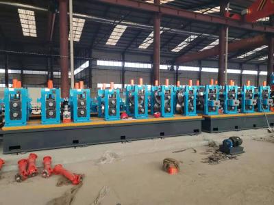 Steel Pipe Production Line 380V 440V 3-8mm Thickness PLC Control