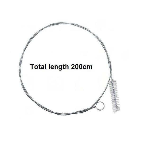 Coiled CPAP Cleaning Brush / Flexible Pipe Cleaning Brush Stainless Steel Handle