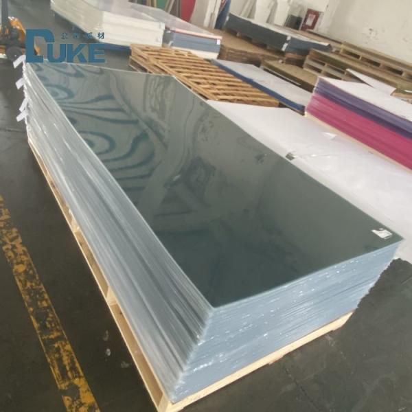 93% de transmittance Plaque acrylique en fonte teintée vert clair 4 pouces 8 pouces 10 pouces Pour la découpe au laser