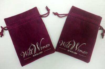 GV do LOGOTIPO de Mini Small Velvet Embroidery do malote do cordão da joia do OEM ISO9000