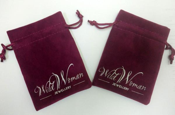 GV do LOGOTIPO de Mini Small Velvet Embroidery do malote do cordão da joia do OEM ISO9000