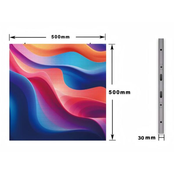 Ultra-thin Double-sided LED Poster Displays 8K LED display for Airports/Shopping Malls