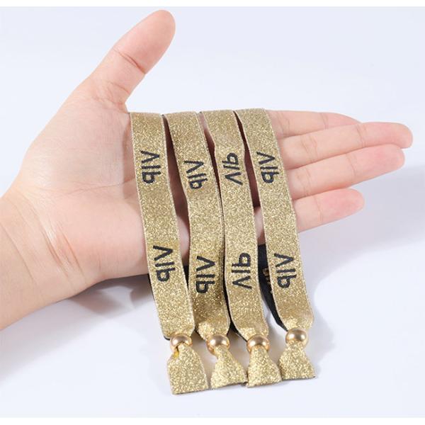 Сплетенные фестивалем Wristbands концерта размера диапазонов запястья 35*1.5cm изготовленные на заказ