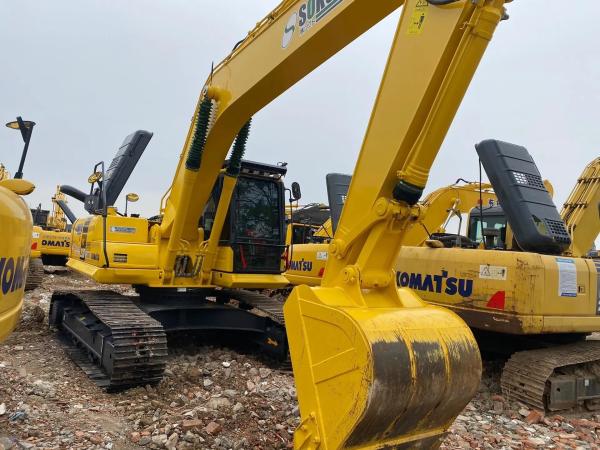 Excavadora Kumatsu PC220 PC200 PC240 usada com capacidade e eficiência de balde de 1m3