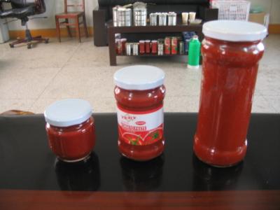 Nenhuma lata da pasta de tomate do açúcar, pasta de tomate nos cilindros sem aditivos