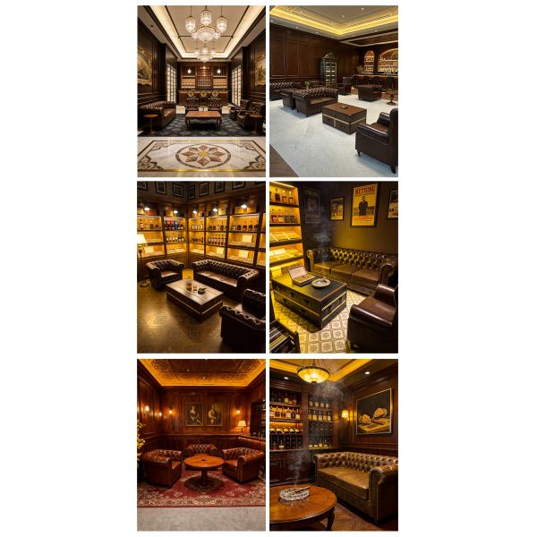 Nidea #866 Luxury American bar Sofa Button Couch Classic Vintage Genuine Leather Sofa Chesterfield Sofa Whiskey &  Bar Furniture