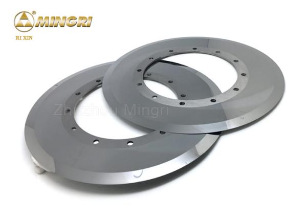 12 Holes Tungsten Slitter Knife Blade Carbide Disc Cutter For Cutting Wet Silicate Board