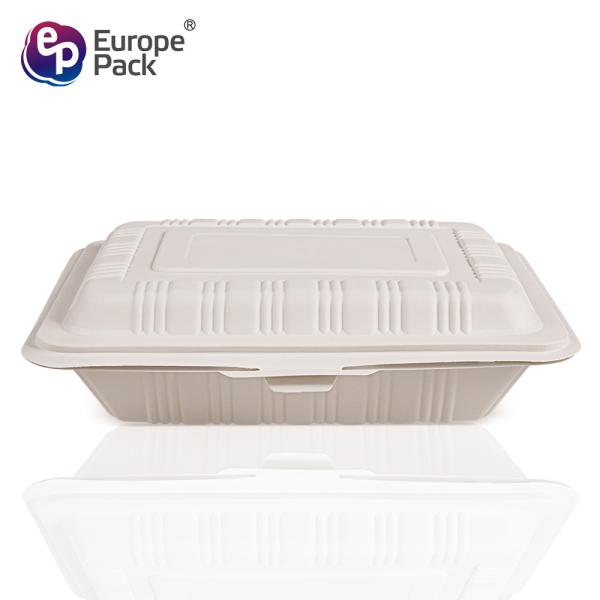 600ml biodegradable take away lunch box plastic fast food packaging containers