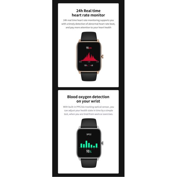 Smartwatch фитнеса людей BLE5.0 1.4Inch сообщение 30 дней длинное резервное