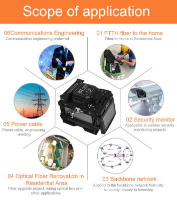 Automatic Core Alignment Splicing Fiber Optic Fusion Machine