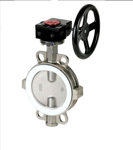 chinese factory wholesaler rubber lined butterfly valve
