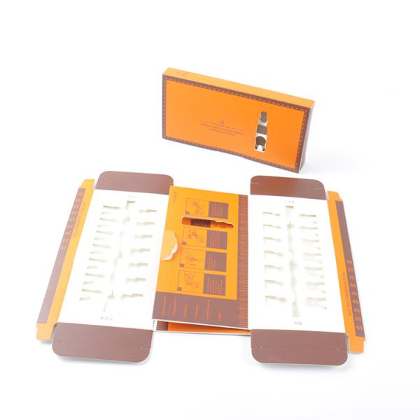 Paper Cosmetic Packaging Boxes Tray Packaging  With Window 5.8*7.9*2 Cm