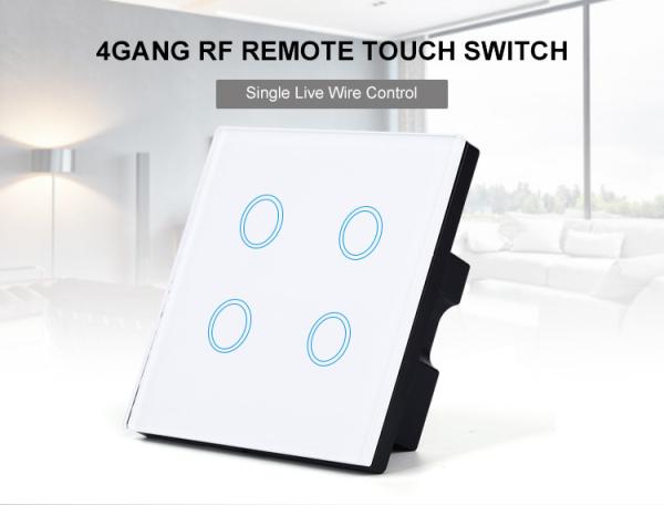 4 Gang Smart Light Switch Uk Smart Touch Wall Switch With Google&Alexa