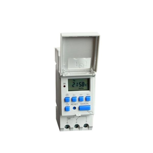 Microcomputer Electronic Programmable Digital TIMER SWITCH Time Relay Control 110/220V AC 16A Din Rail Mount