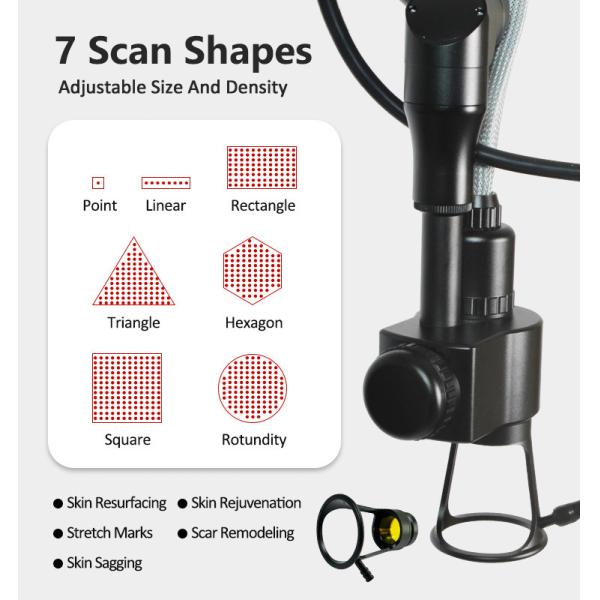 Регулируемая 1-60 Вт лазерная машина для удаления шрамов
