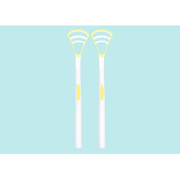 Шабер уборщика языка силикона пластиковый для устной чистки 18км